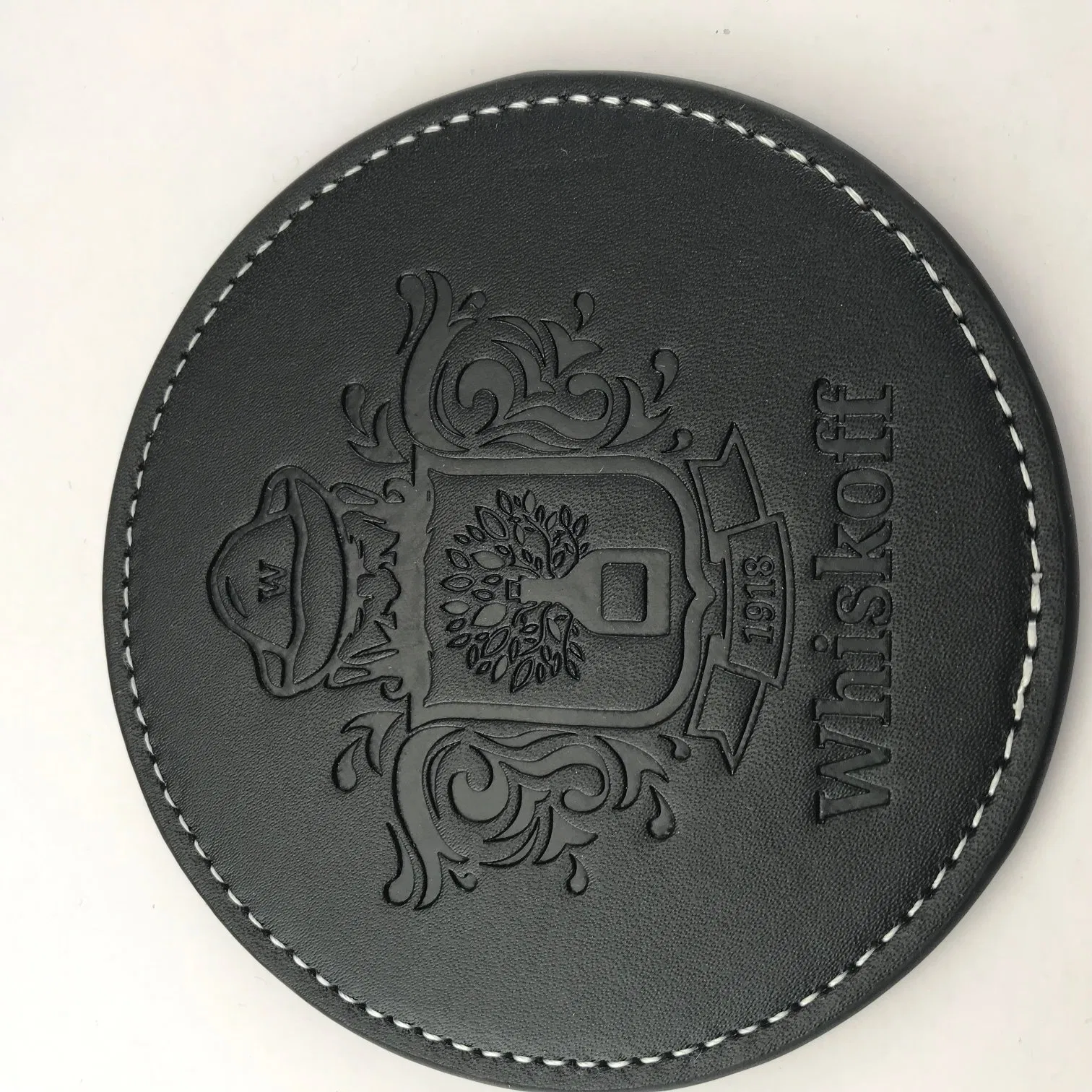 PU Coaster, 10 * 10, Hot Stamping, Silk Screen Logo