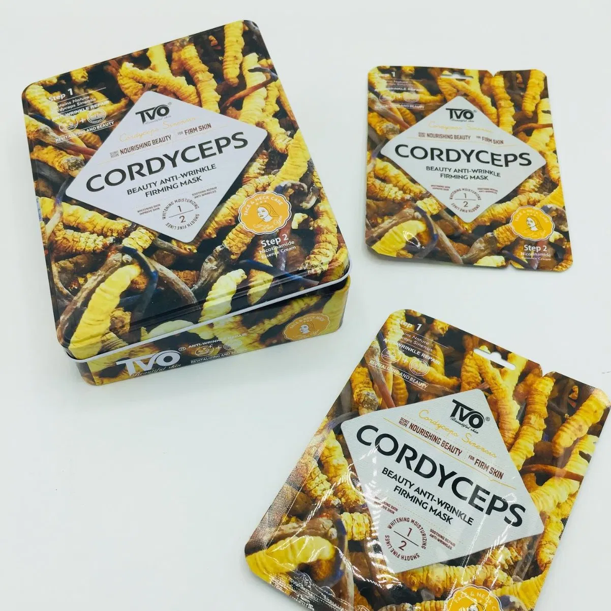 Cordyceps Beauty Anti-Wrinkle Firming Mask+Nicotinamide Essence Cream