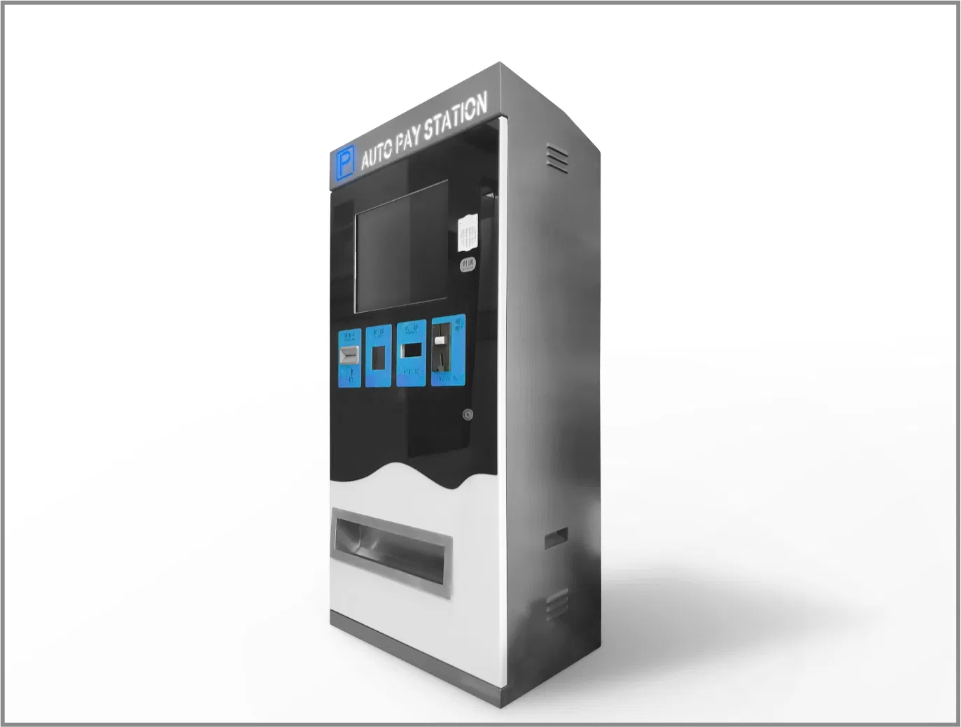 Self Payment Terminal Kiosk Parking Management System Station Airport Parking Kiosk