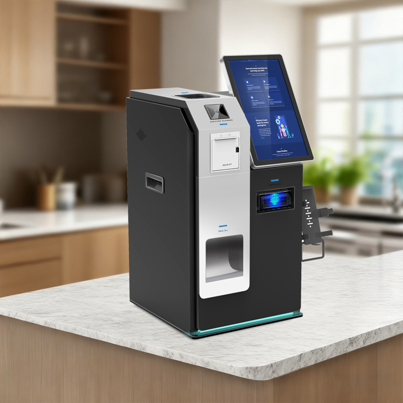 Cash and Coin Recycler Payment Kiosks Coin Counting Machine Cash Coin Recycling Kiosk