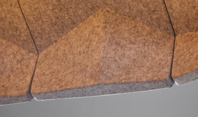 The Adornment of The Diamond Shape New Environmental Protection Material of Polyester Fiber Lampshade