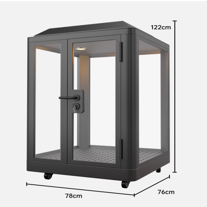 Luxury Soundproof Pet Booth for Silent Dog Home Office Pod