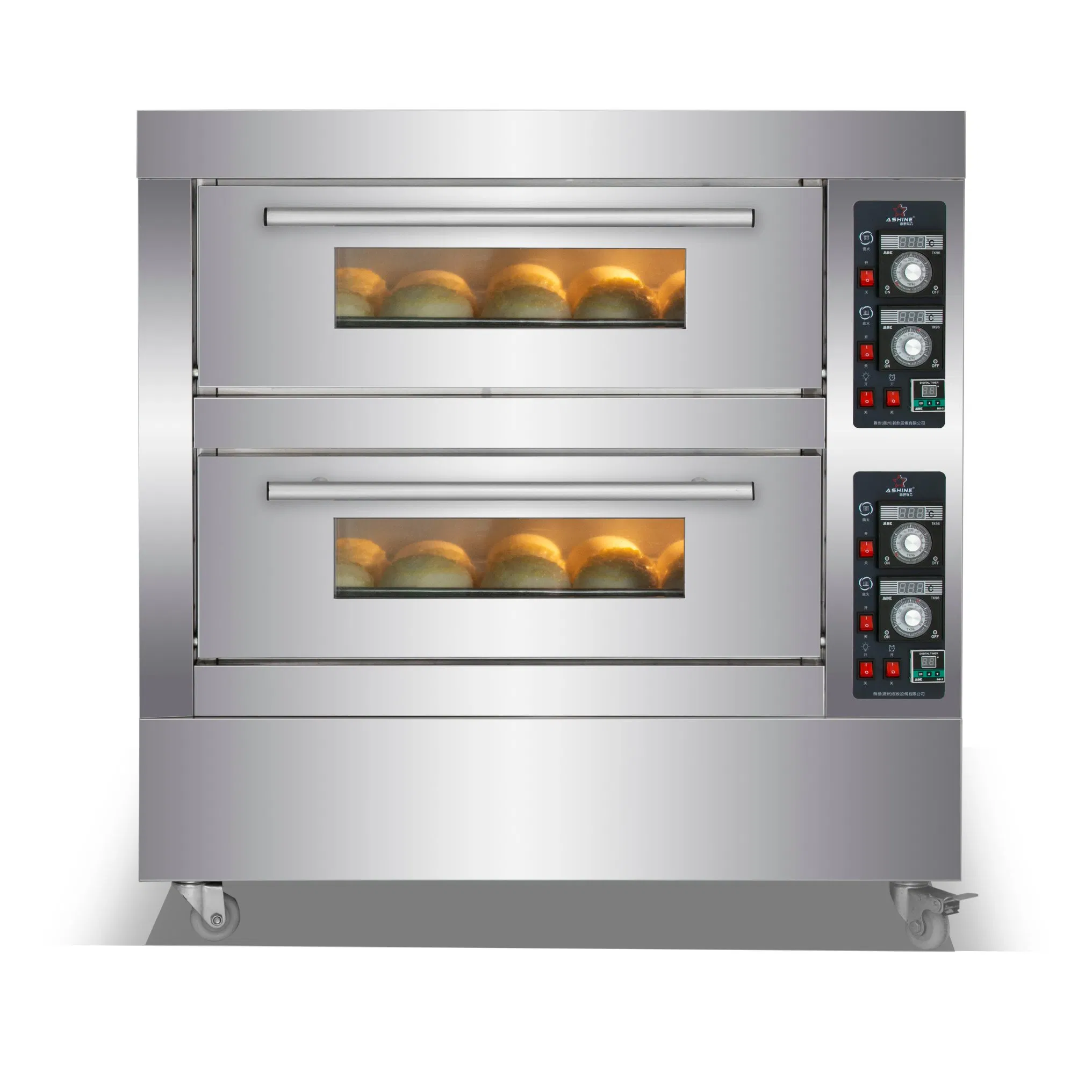 High-Performance 3 Deck 6 Tray Commercial Deck Oven for Restaurants and Hotels