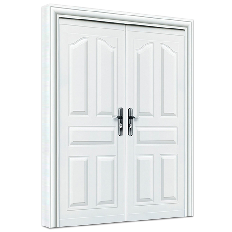 Металлическая входная дверь Modern Home, стальная, двойная