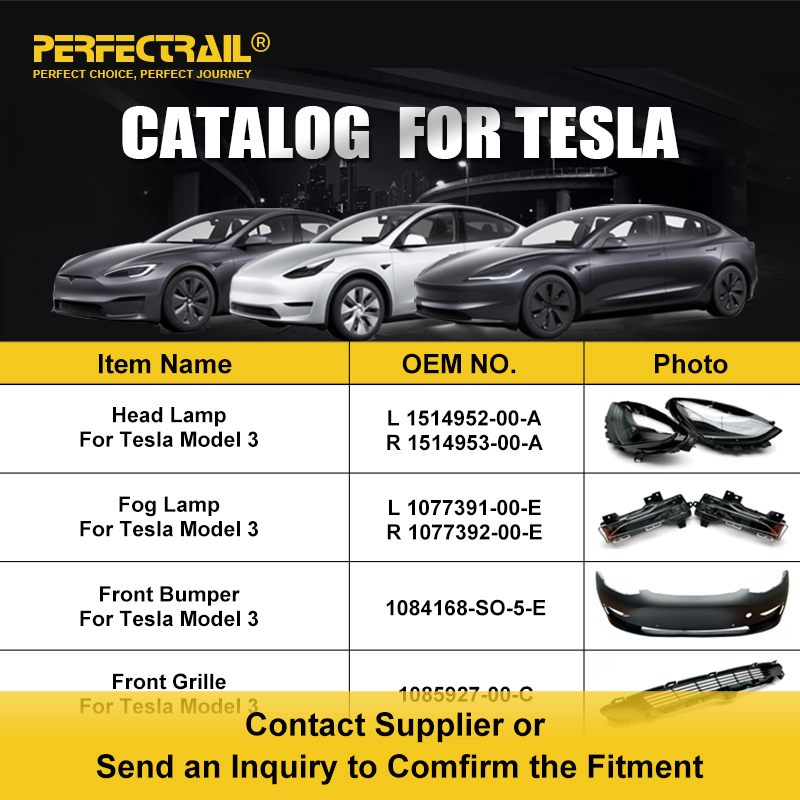 PERFECTRAIL Комплект запчастей для электромобиля Tesla Model Y/3/S/X
