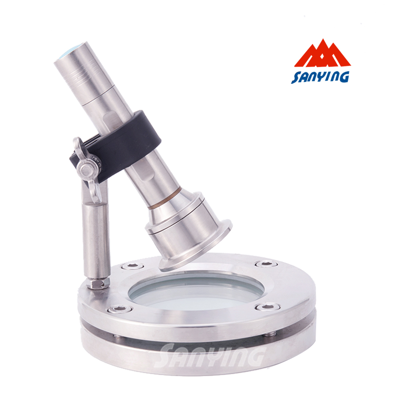 Sanitary Stainless Steel Pressure Round Flange Sight Glass with Flange for Tank