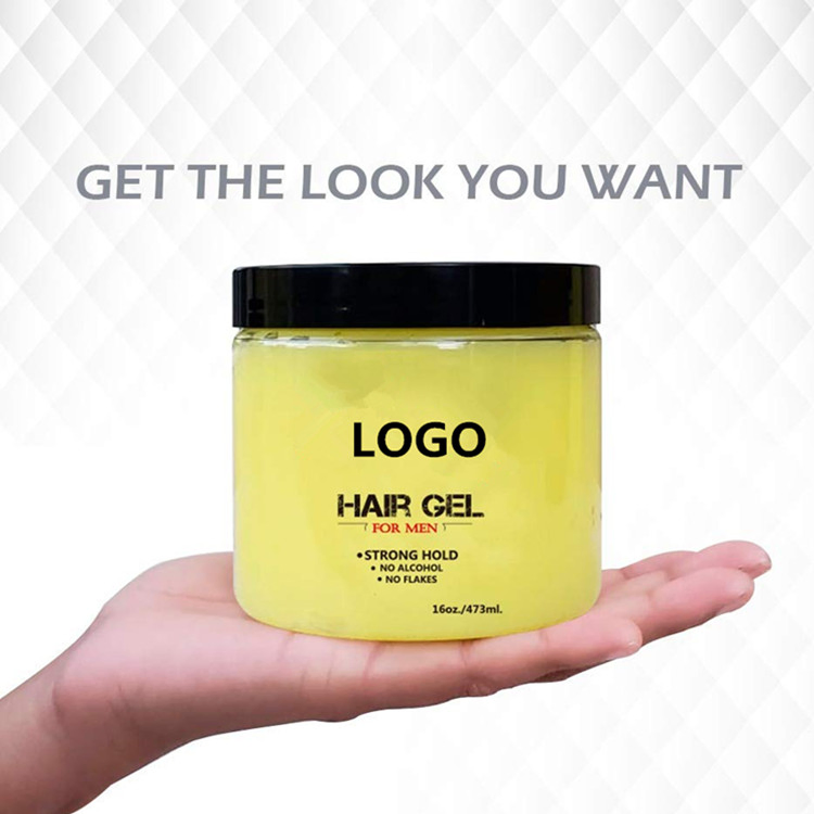 Private Custom High Quality Mens Strong Hold Hair Styling Gel
