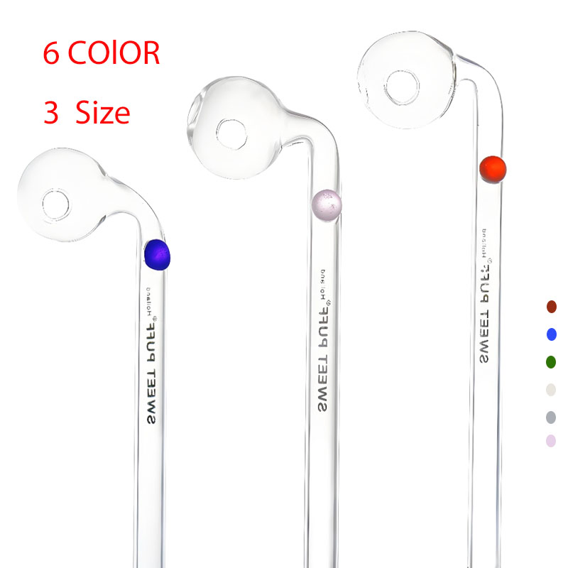 Smoking Accessories Pyrex Smoke Glass Pipe Oil Burner Pipe Smoking Tube Sweet Puff Pipe Wholesale Factory in Stock