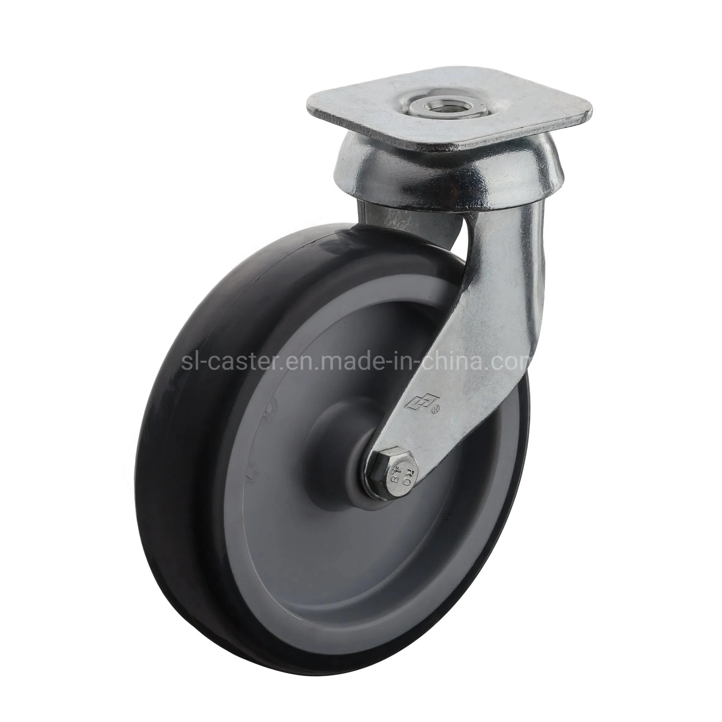 5" Swivel Rubber Castor Wheel for Trolley