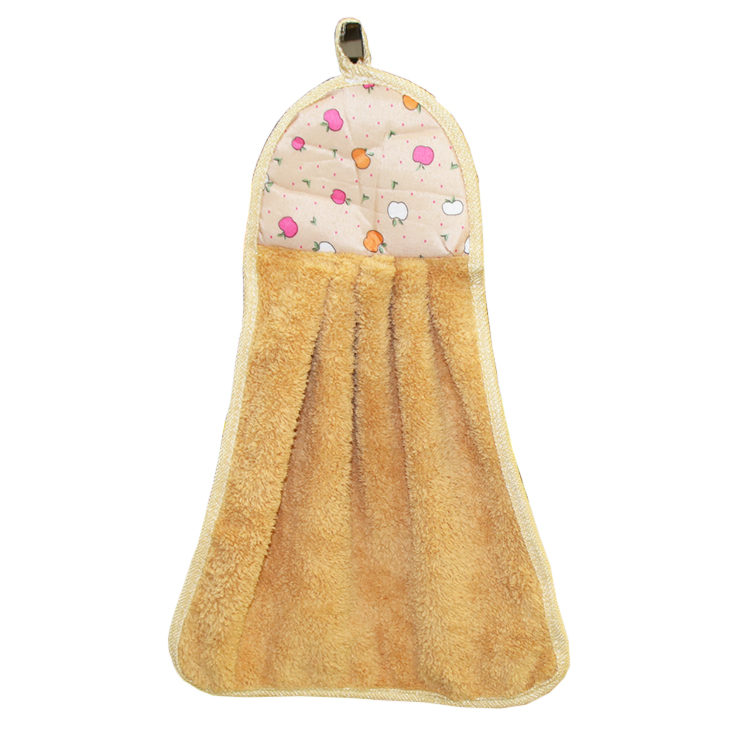 Kitchen Fast Dry Super Soft Wall Microfiber Hanging Hand Towel with Hanging Loop