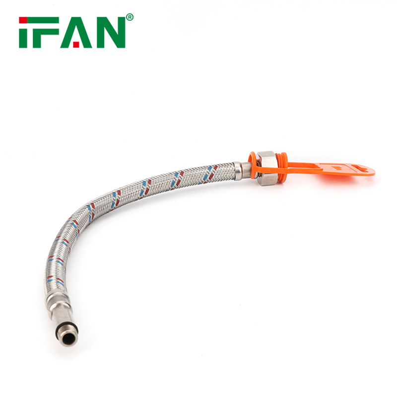 Ifan Factory Price Heatproof Braided Water Hose Silver Stainless Steel Braided Hose