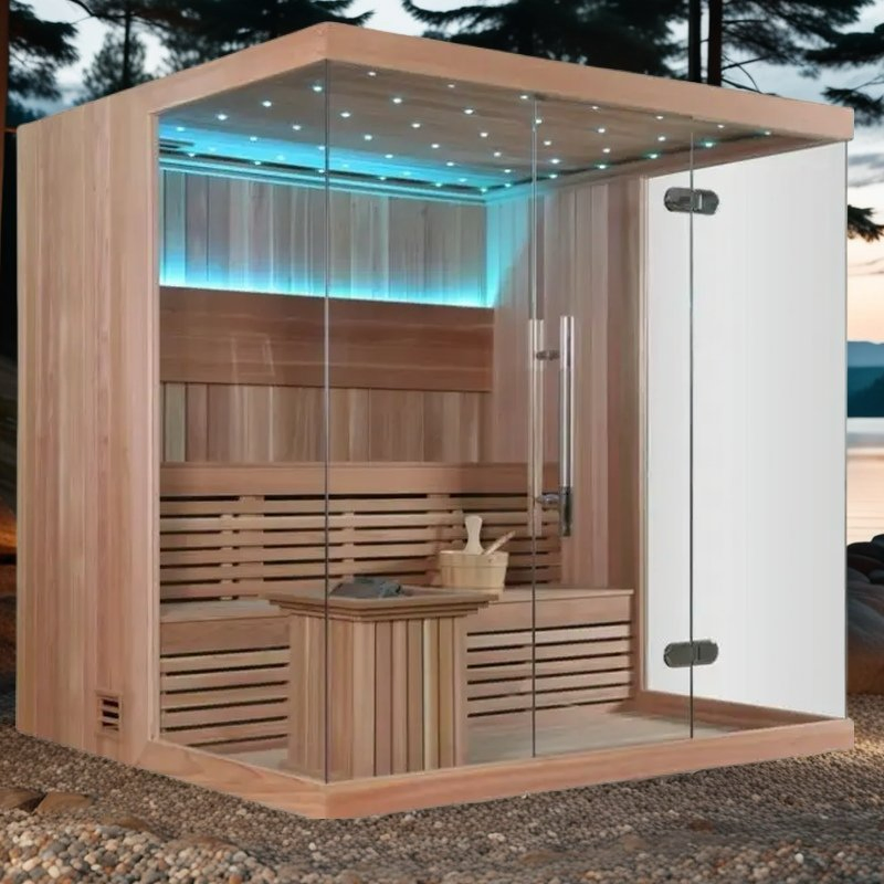 New Design Dry Large Capacity Finnish Sauna Far Infrared Sauna