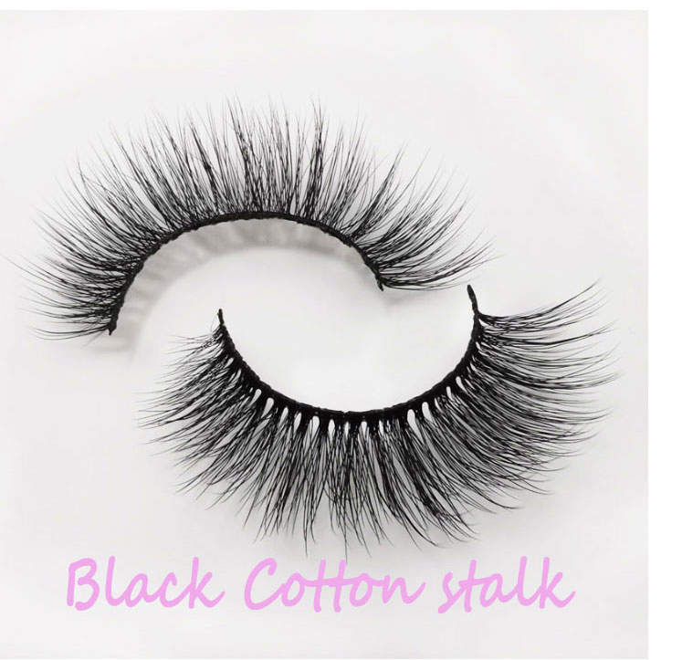 Lighter Weight Ultra Soft Black Fiber Multi Styles Full Strip Lashes