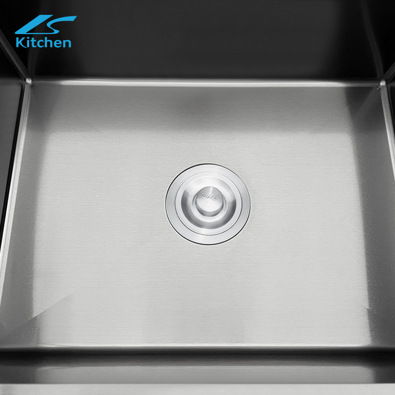 K-5944 Undermount Handmade Steel Sink Kitchen Wash Single Bowl Sink