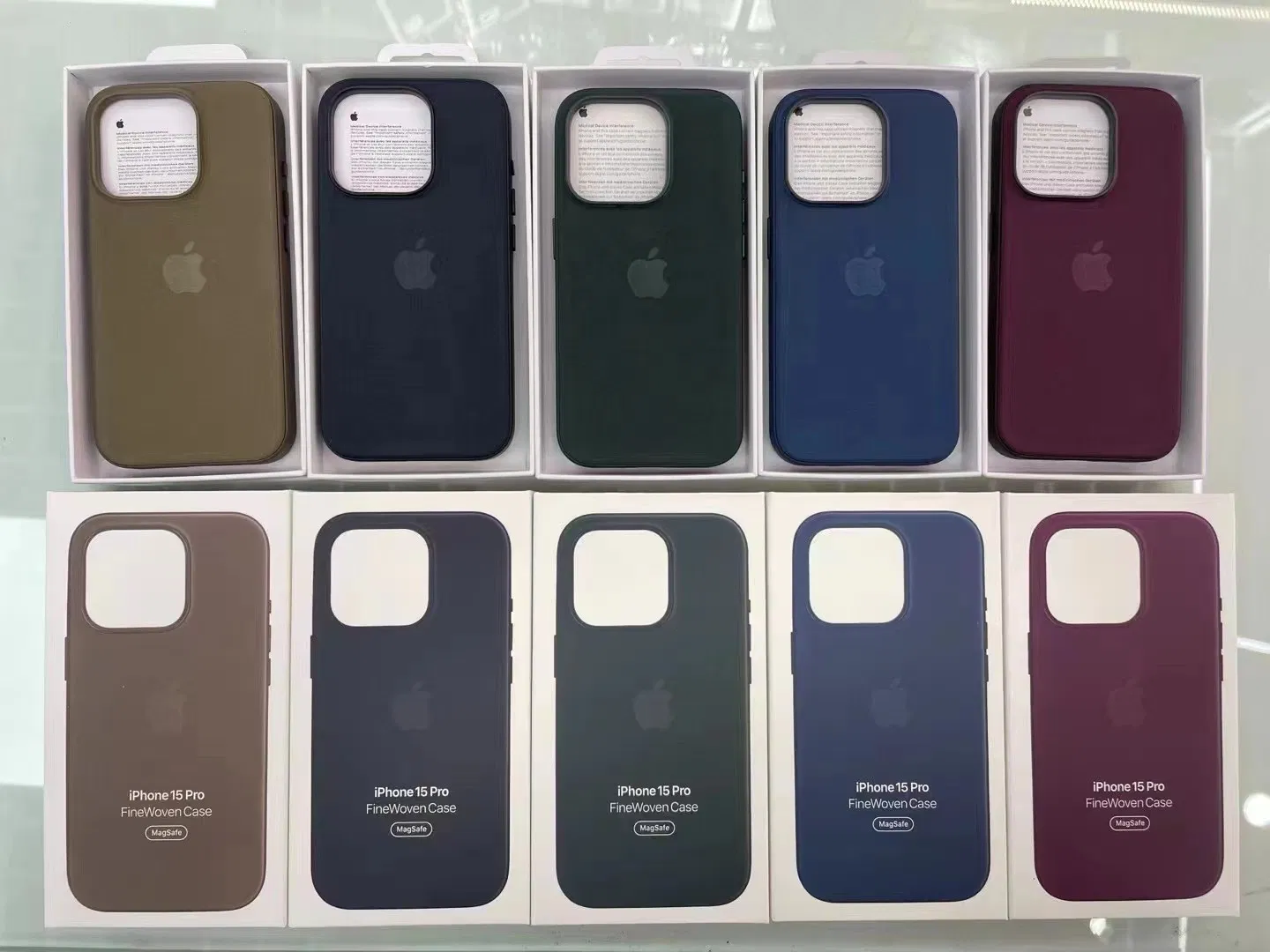 Magsafe PU with Pop up Window Phone Leather Case for IP15