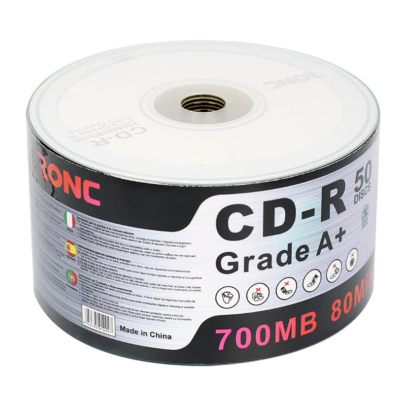 Чистые диски DVD CD-R Ronc Original 80min 700MB