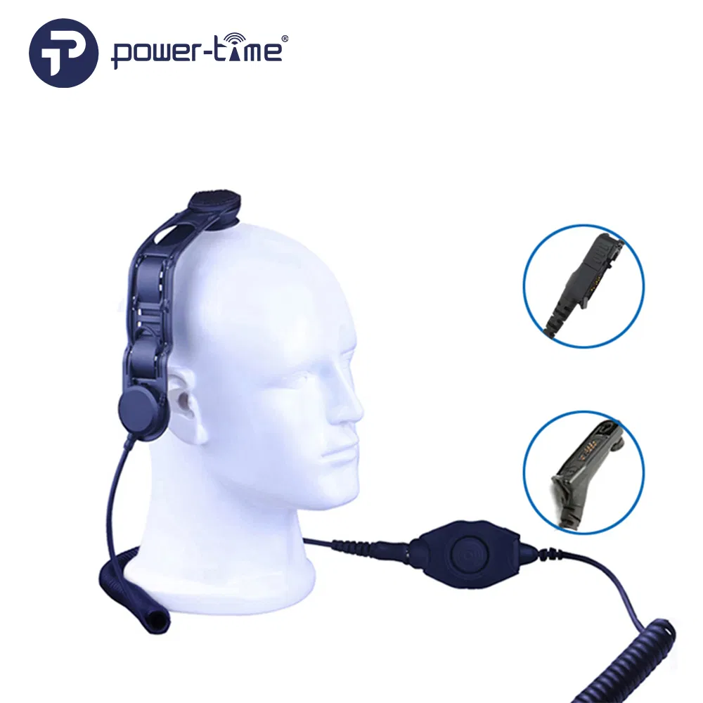 Skull Bone Conduction Helmet Headset for Walkie Talkie Vertex