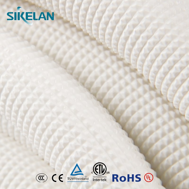 UV Protection White Air Conditioner Insulation Part PE Insulated Pipes