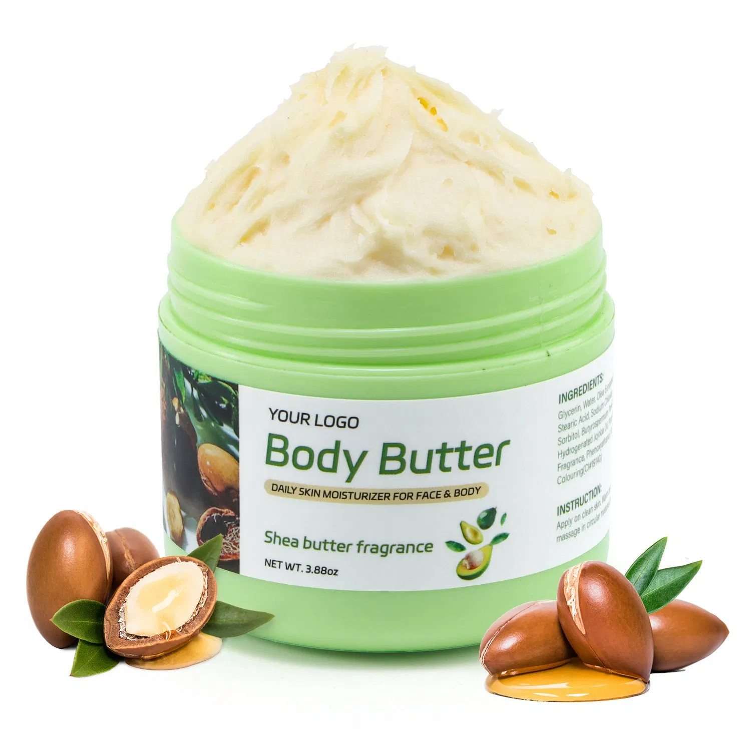 Hot Sale Private Label Shea Body Butter 200ml for Men & Women Gift