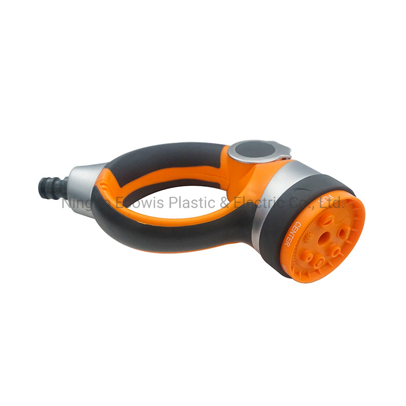 7 Patterns Heavy Duty Round Handle Garden Hose Squirt Gun