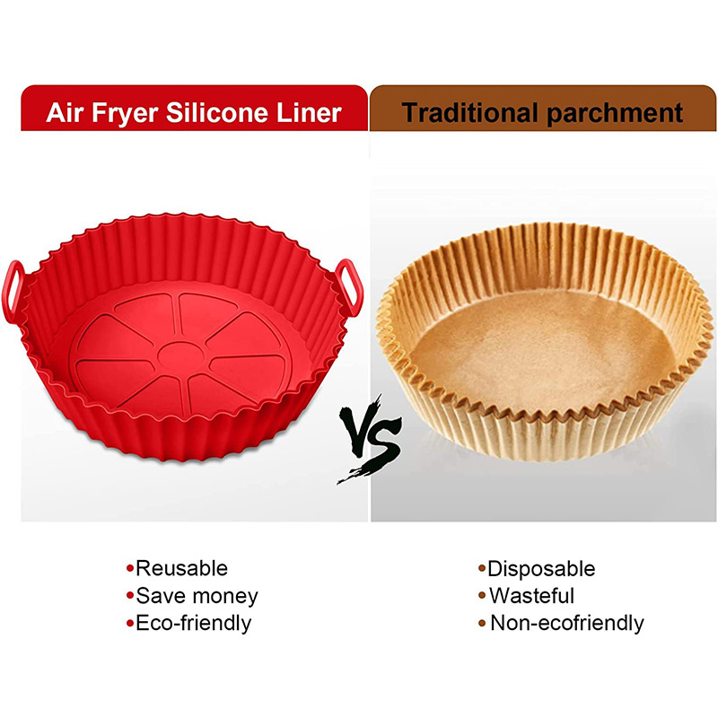 Premium Silicone Airfryer Basket Liner for Perfect Cooking