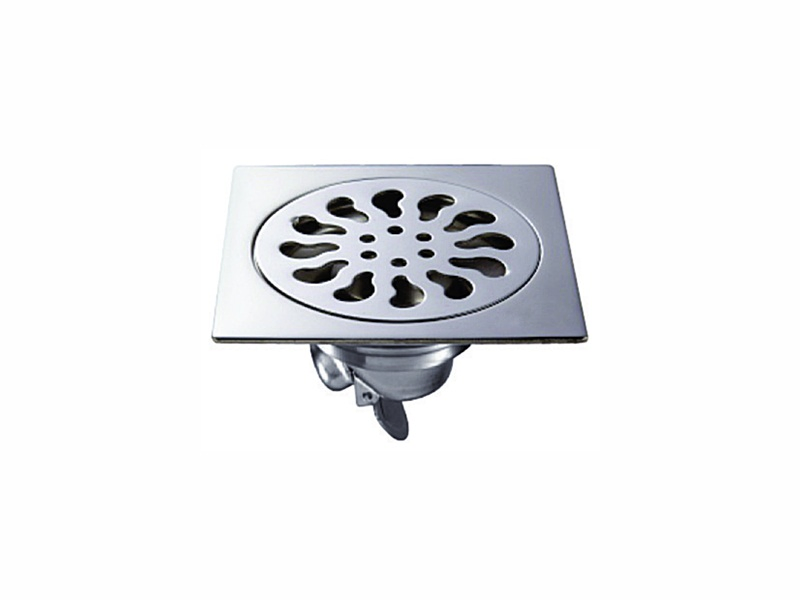 European Stainless Steel Bathroom Anti-Odor Square Floor Drain