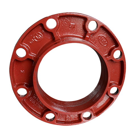 UL FM Grooved Ductile Iron Grooved Flange Adapter for Fire Sprinkler System