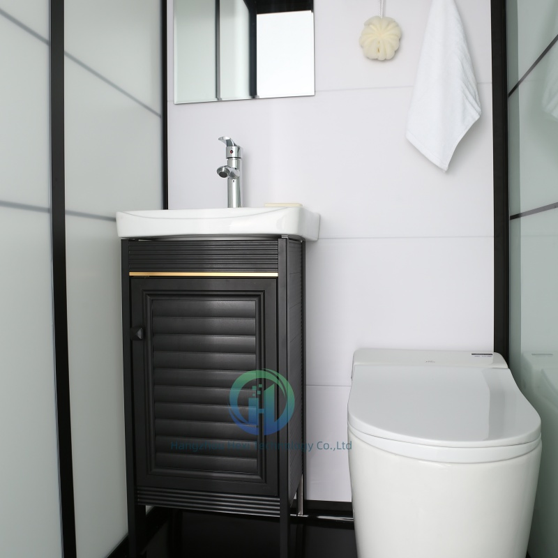 Compact Prefab House Toilet with Advanced Sanitary Features