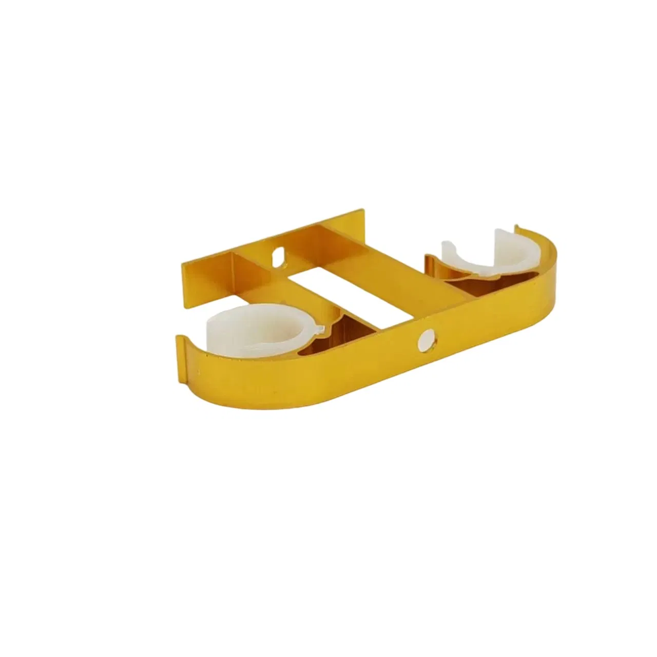 Home Decorative Heavy Duty Aluminum Double Ceiling Windows Curtain Brackets