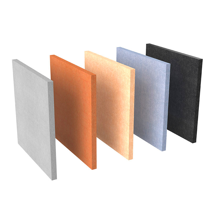 Superior Acoustic Polyester Fiber Wall Panel Black Fiberglass Ceiling Panel - Cinema Sound Absorption