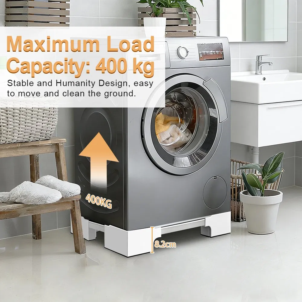 Washing Machine Base Movable Refrigerator Stand with Wheels for Easy Cleaning