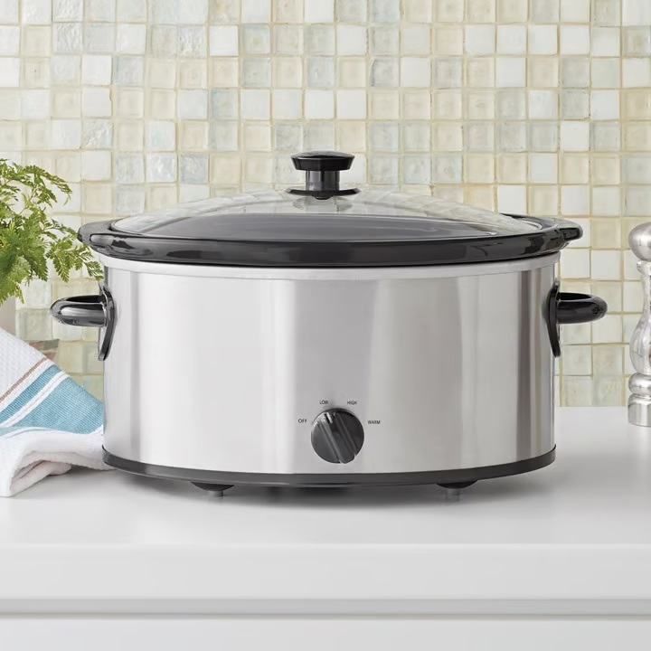 Versatile 6.0qt Oval Slow Cooker for Family-Friendly Cooking