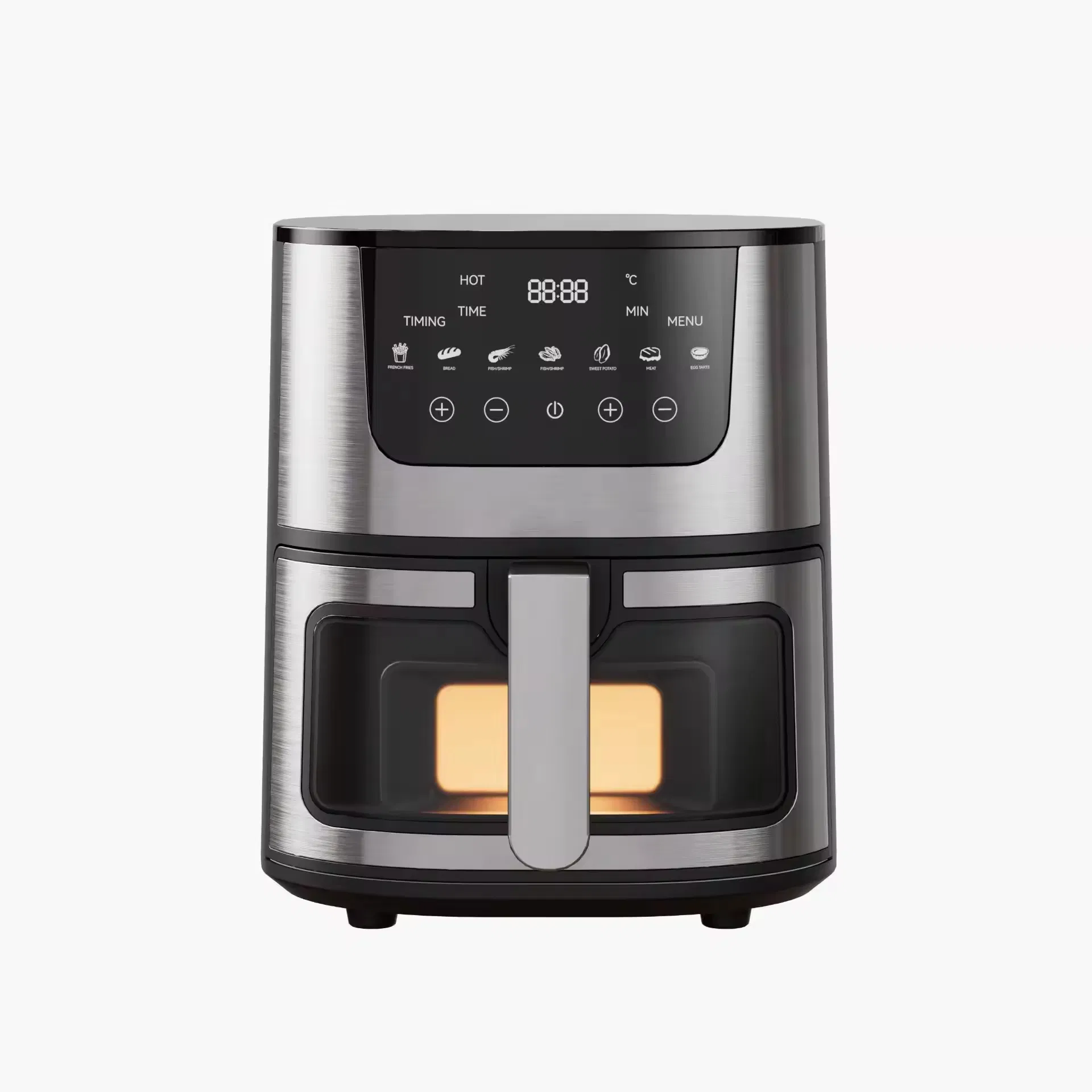 Factory Stainless Steel Digital Air Fryer De 4.5L 6L 7L 8L 10L 12L Consumer Reports Best Hot Electric Air Fryer Without Oil