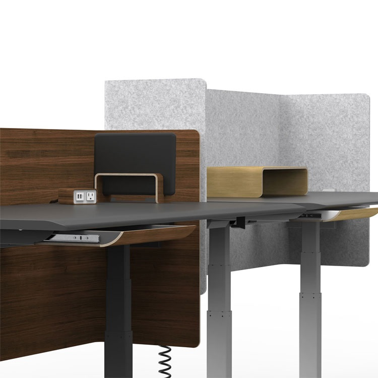 Recycle 100% Polyester Acoustic Panels Pet Acoustic Panels Office Desk Acoustic Partition Screen