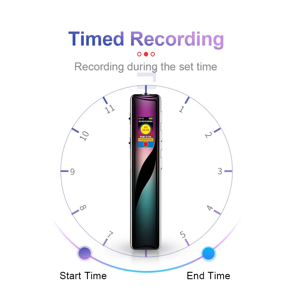 Wholesale Price HD Digital Voice Recorder Pen with MP3 Player Noise-Reduction Mini Audio Voice Recorder
