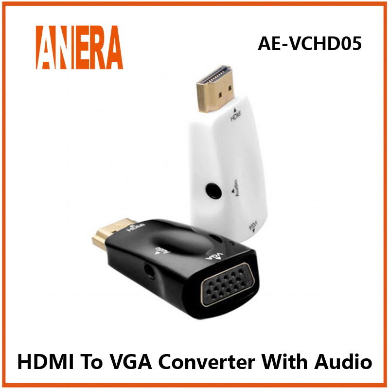 Конвертер HDMI в VGA с аудио Anera