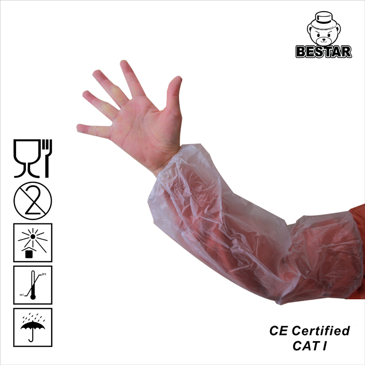 Yellow Rules China Waterproof Oversleeves Pink Hygiene Sleeve Cover with Good Service