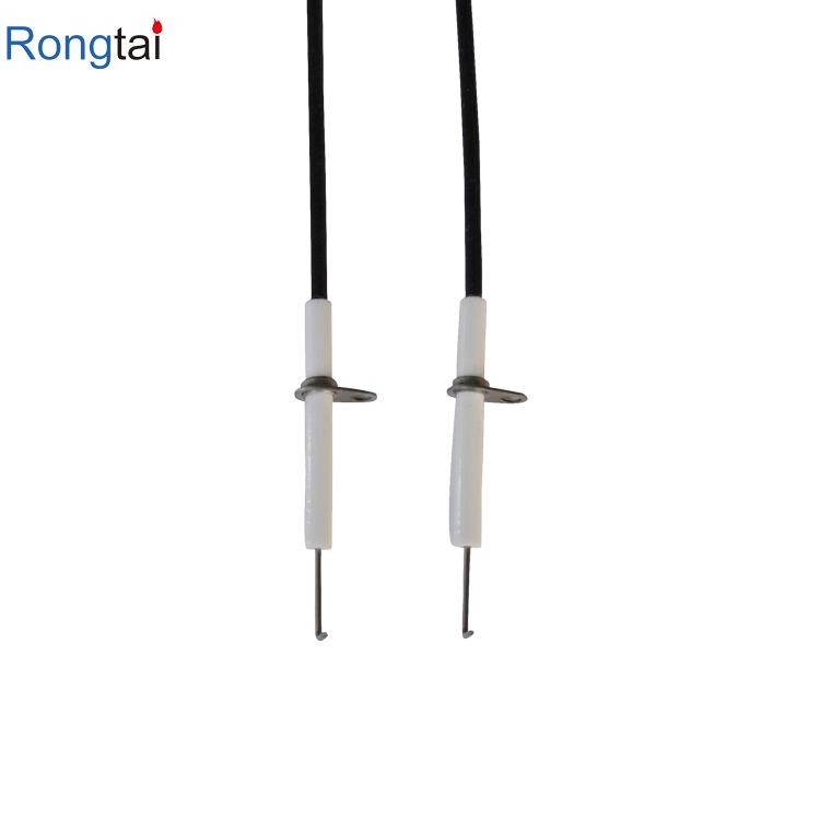 Gas Grill Stove Ignition Electrode Spark Plug with High Temperature Resistance Leads Igniter Sparker Pack of 2