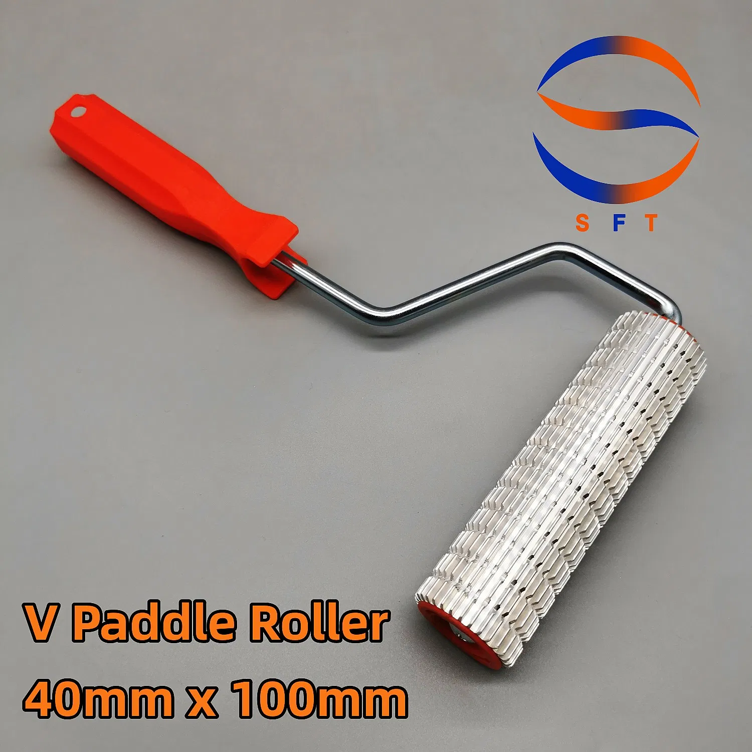 40mm Diameter Big Size Aluminium Slotted Paddle Rollers FRP Rollers