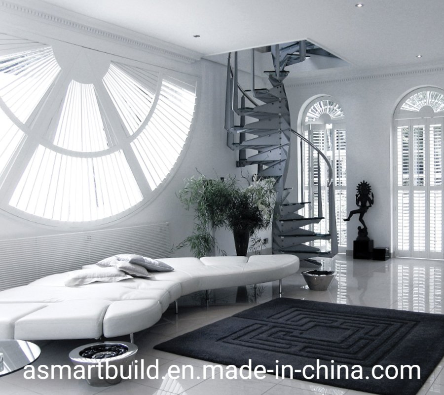 Shaped PVC Shutters/Wood Shutter/Shaped Window/Shaped Lourve Window for European Style House