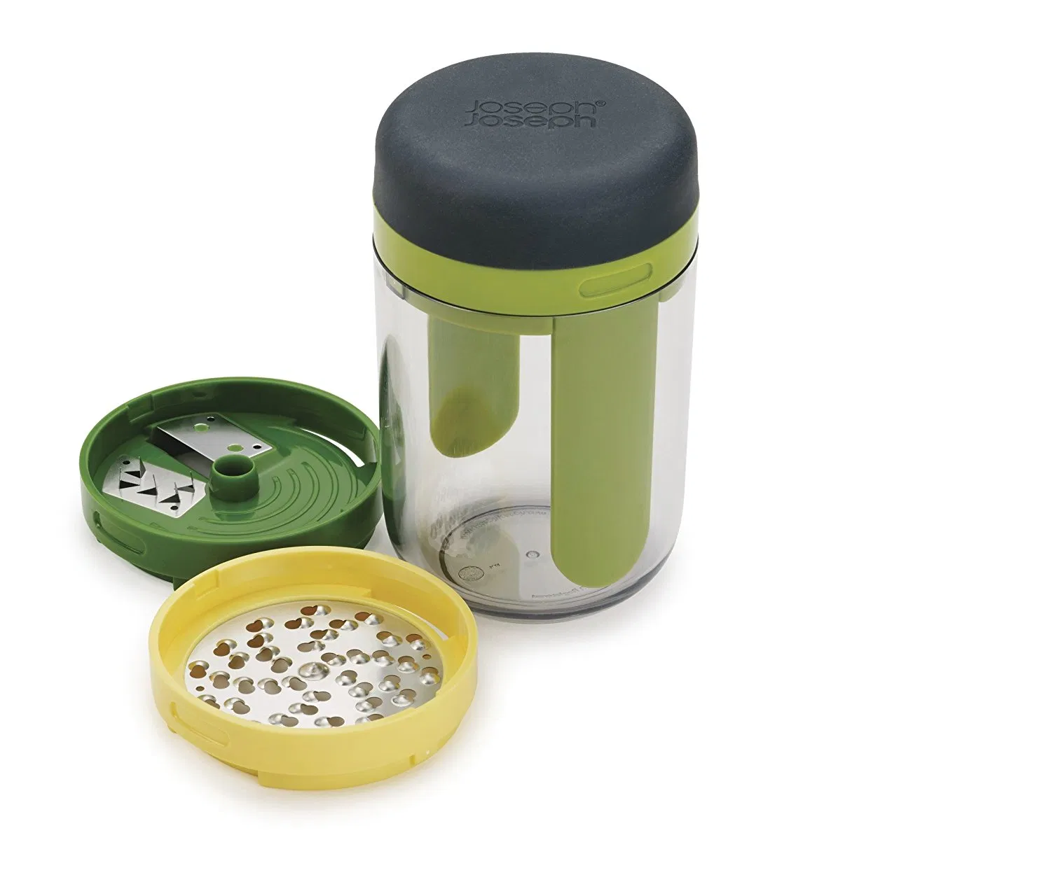 Ручная спиральная тёрка для овощей с тремя насадками