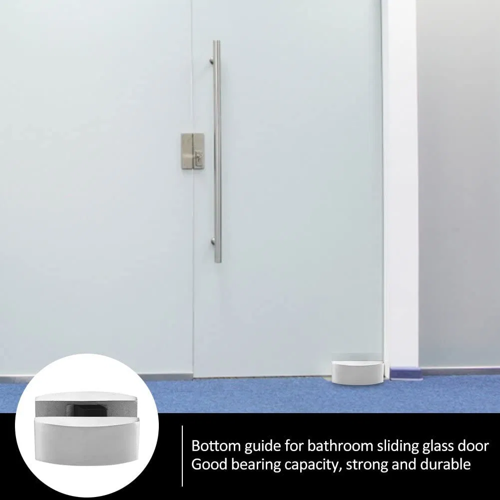 Stainless Steel Floor Bottom Guide Door Stopper for Frameless Sliding Glass Door