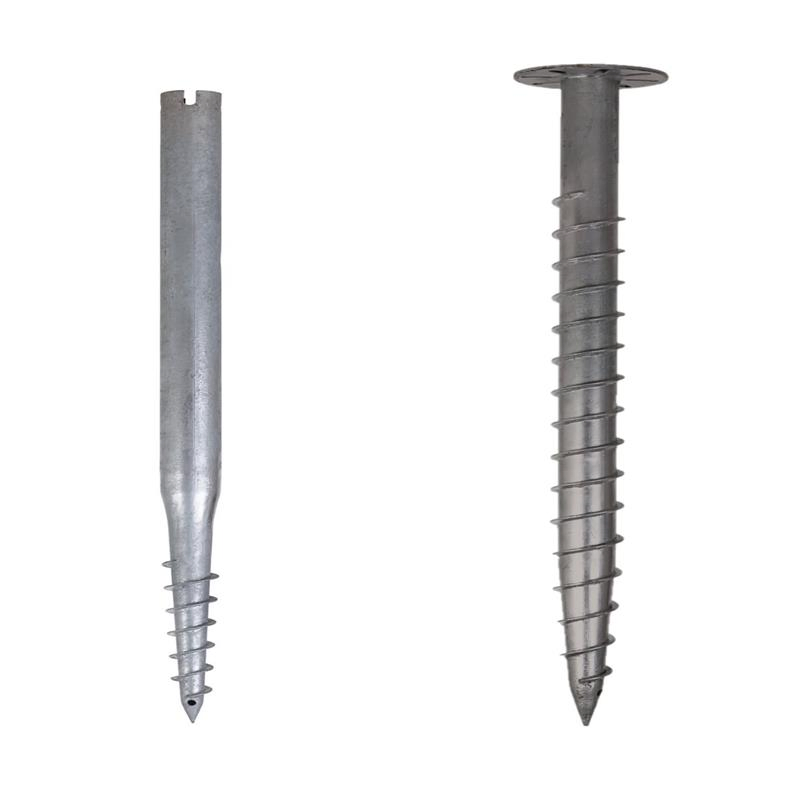 Винтовая свая Q235B/Q345 с горячим цинкованием для солнечных установок