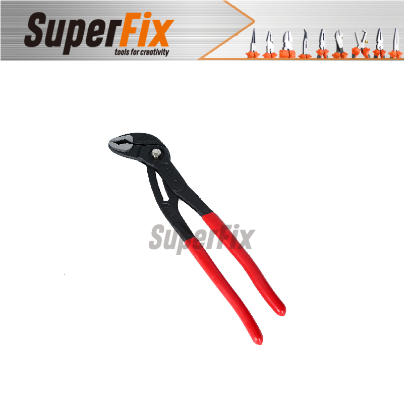 Alicate Professional Plier with PVC Handle, Polish Finish, Carbon Steel, Funcitonal/Cutting/Twisting/Clamping, Long Nose Pliers