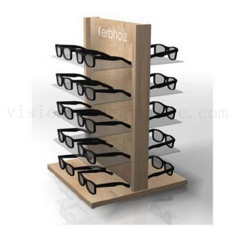 Wooden Metal Store Fixture Sunglasses Display Rack Stand Eyeglass Display Rack Eyeglass Display Stand