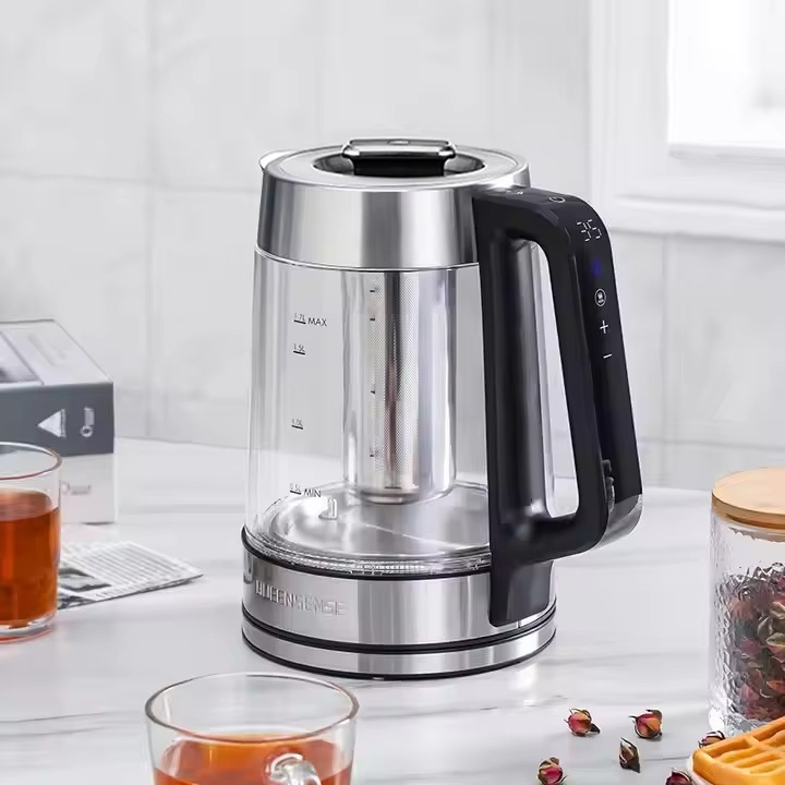 Automatic Shut-off Kettle Professional Manufacturer's Double Wall Cordless Electric Kettle Modern Design Hotel Tea Pot CB Certified Kitchen Appliance