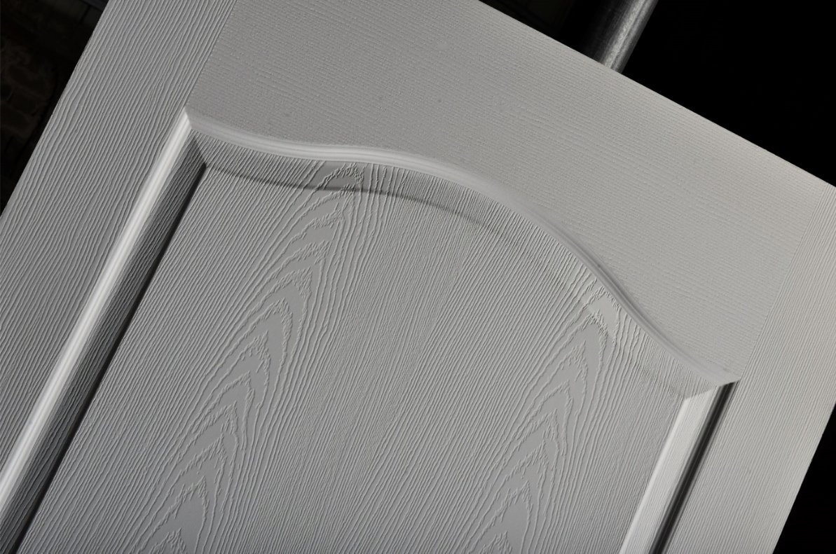 High Quality White Primer 5 Panel Door Skin for Home Decoration