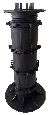 Easy to Install WPC Decking Paver Support Plastic Adjustable Pedestal