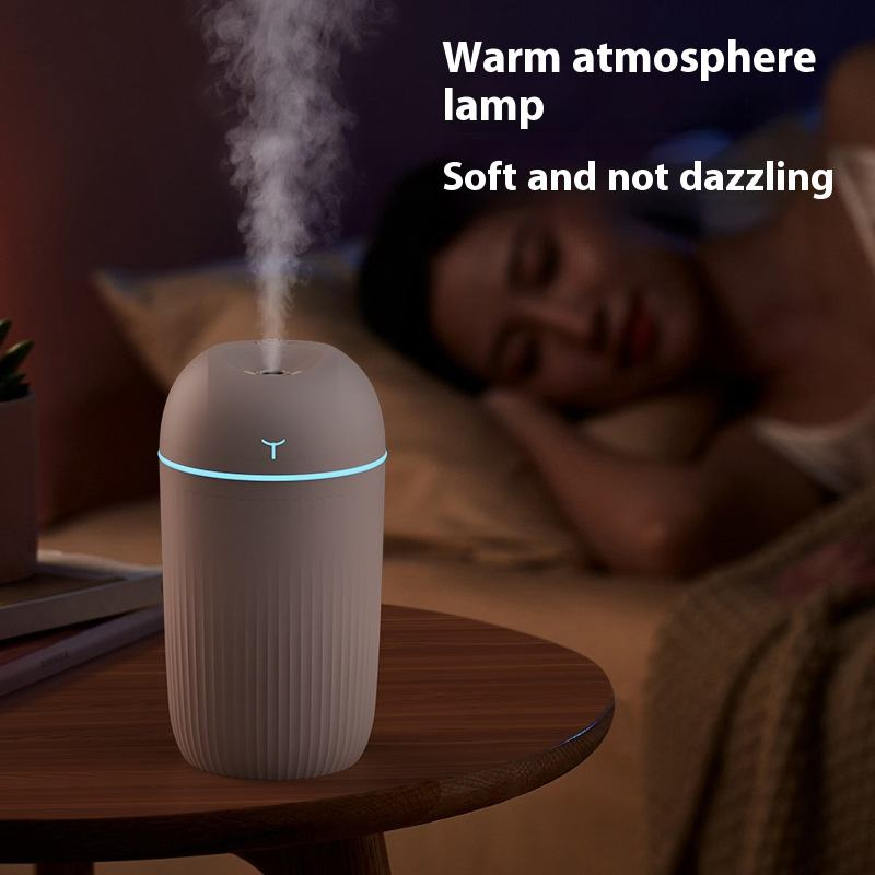 420 Ml Mini Ultrasonic Air Humidifier Home Desktop USB Night Light