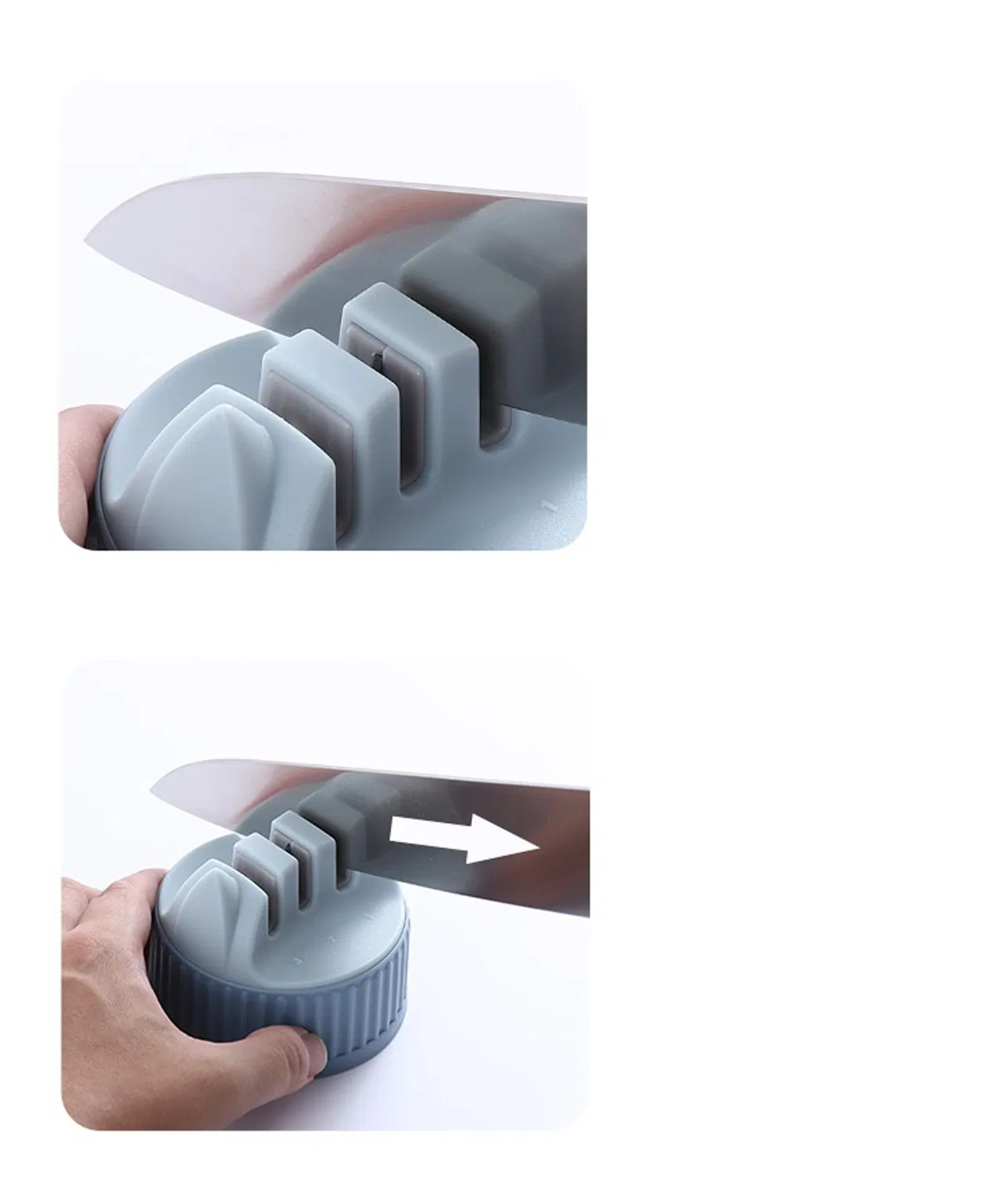 3-Stage Helps Repair Restore Polish Blades Grind Professional Tool Knife Sharpener for Kitchen Knives